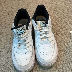 Nike Kids White and Black Sneakers